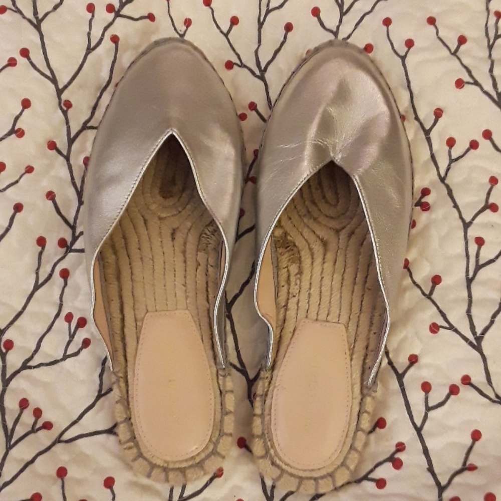 Leather Espadilles Mule